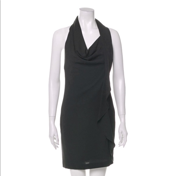 HAUTE HIPPIE Cowl Neck with Ruffle Side - Picture 1 of 2